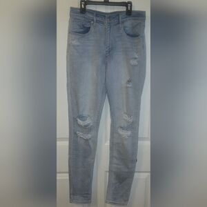 Levi's 721 Women's size 30 Blue Jeans High Rise Skinny Jean Light Wash